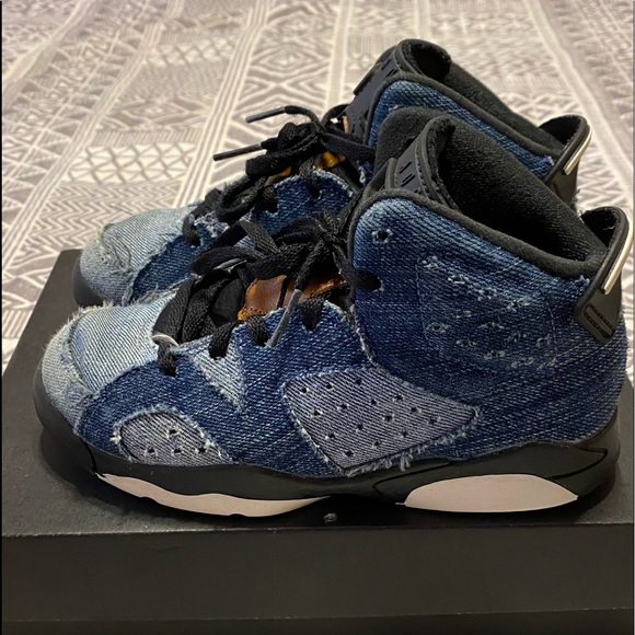 Jordan Retro 6 washed denim size 13C - Picture 1 of 4